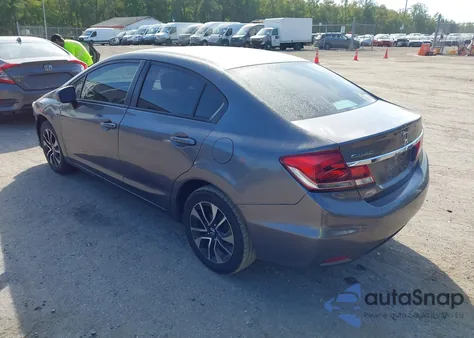 2014 Honda Civic Ex from USA, damaged, VIN 19XFB2F86EE209173